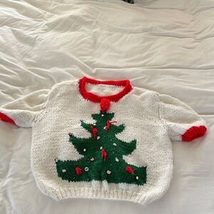 Festive Christmas Tree Sweater Vintage